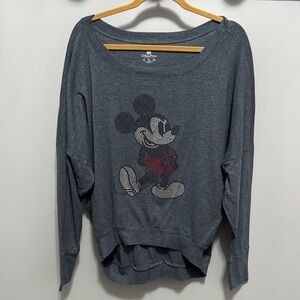 Gray Mickey Mouse Sweatshirt